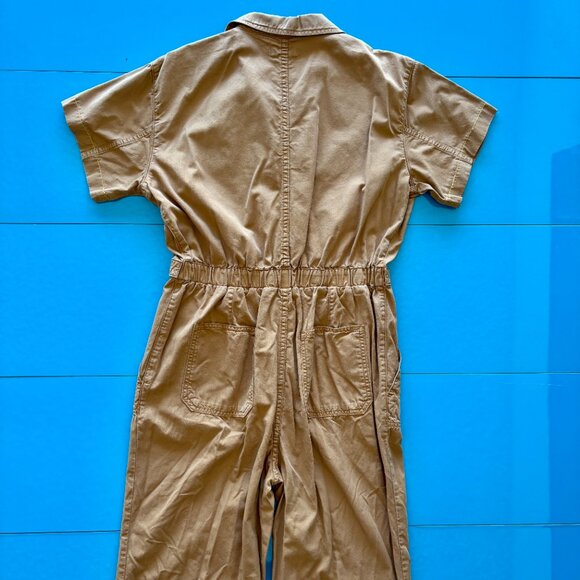 Topshop Women’s Camel-colored Jumpsuit – Size 8 - Picture 2 of 16